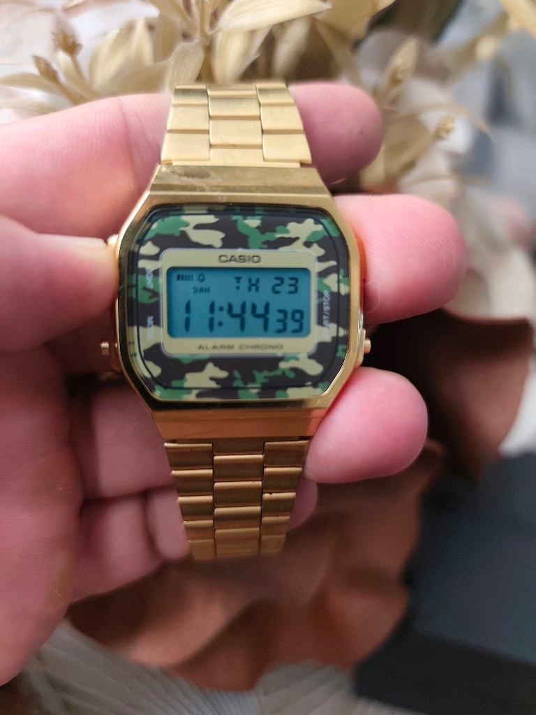 Orjinal CASIO A168WEGC Electroluminescence Saat - 18