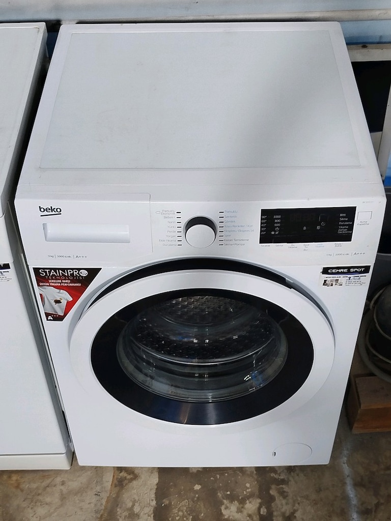 BEKO 9 KG ÇAMAŞIR MAKİNESİ İZMİR İÇİ 3 AY GARANTİMİZ VARDIR - 10