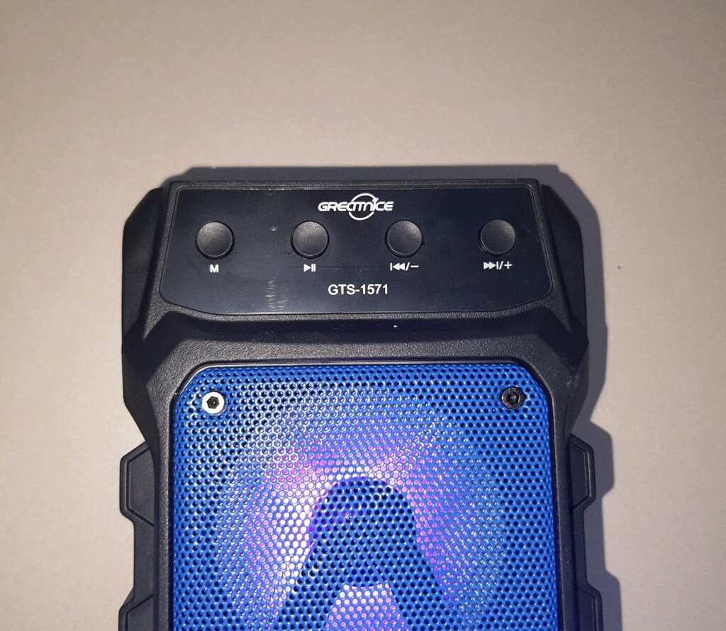 Bluetooth hoparlör mikrofonlu rgb ışıklı şarjlı ses bombası,extra bass - 6
