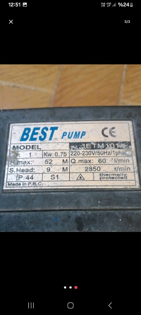su motoru Hitrofor pompası - 4