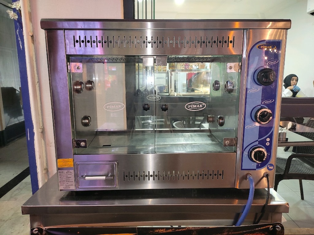 PİMAK M003 Gazlı Piliç Çevirme Makinesi + Paslanmaz Tezgâh - 2
