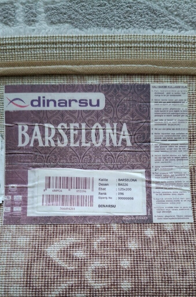 DİNARSU BARCELONA HALI - 2