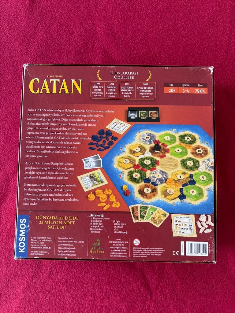 Catan Türkçe Kutu Oyunu - 2