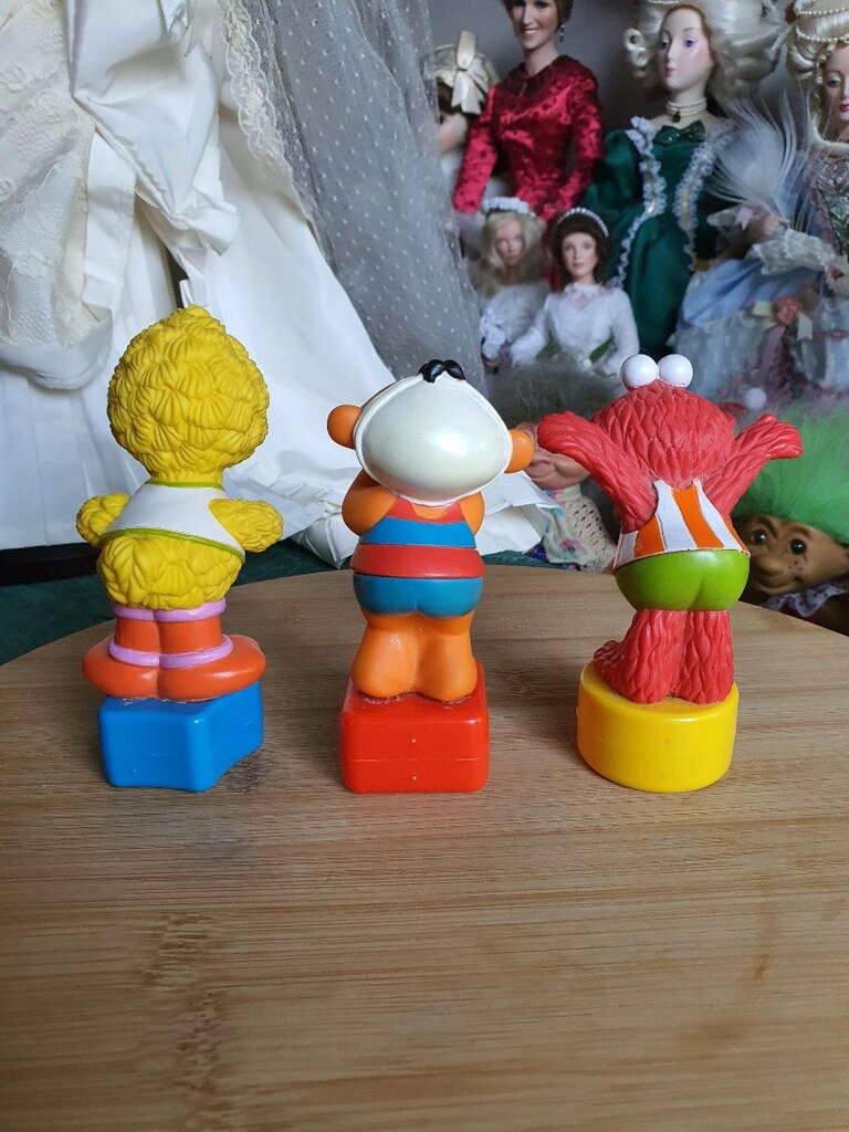 susam sokağı figürleri vintage 3 lü - 3