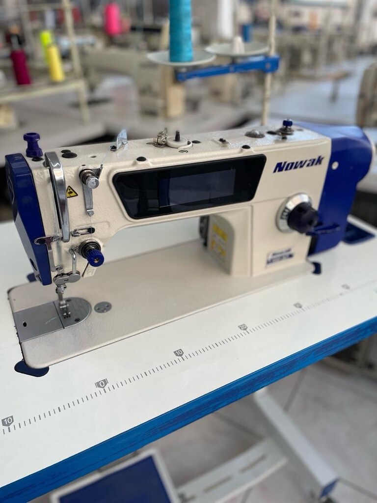 Tam otomatik kafadan motor düz dikiş makinası - 2