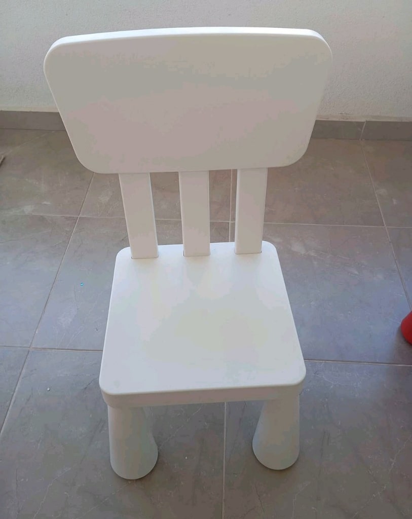 ikea mamud çocuk masa sandalye takımı - 5