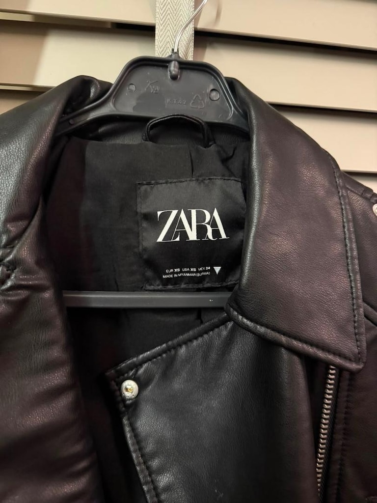 Zara Siyah Deri Ceket - 3