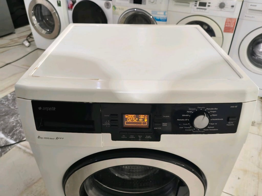 Arçelik 8 kg A+++ enerji 1000 devir çok temiz çamaşır makinesi - 8