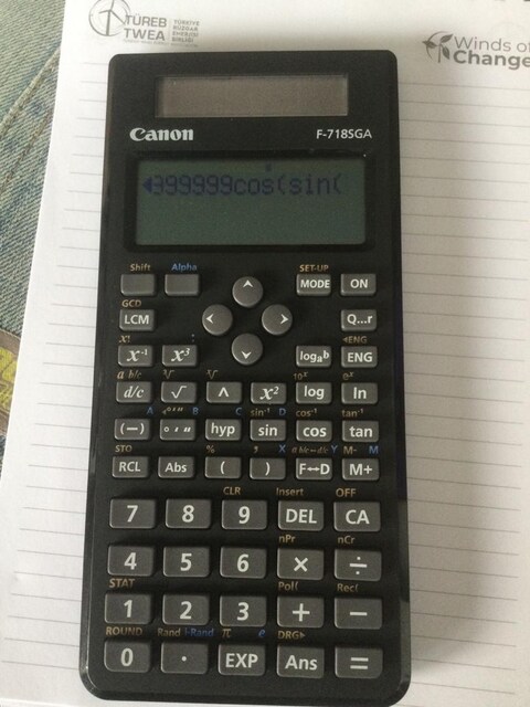 Canon F-718SGA hesap makina