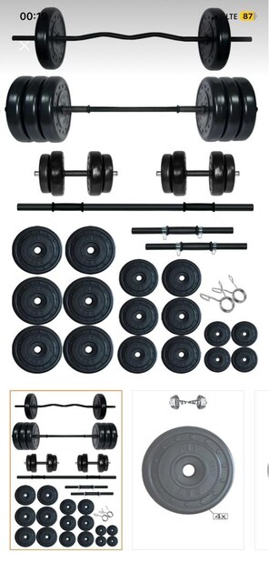 108 kg ağırlık seti