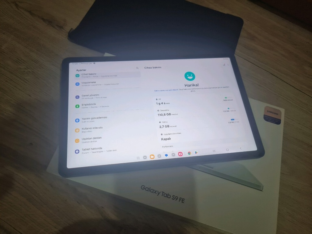 SIFIRDAN FARKSIZ YURTİÇİ 128GB 6RAM 10.9İNÇ SAMSUNG S9FE - 4