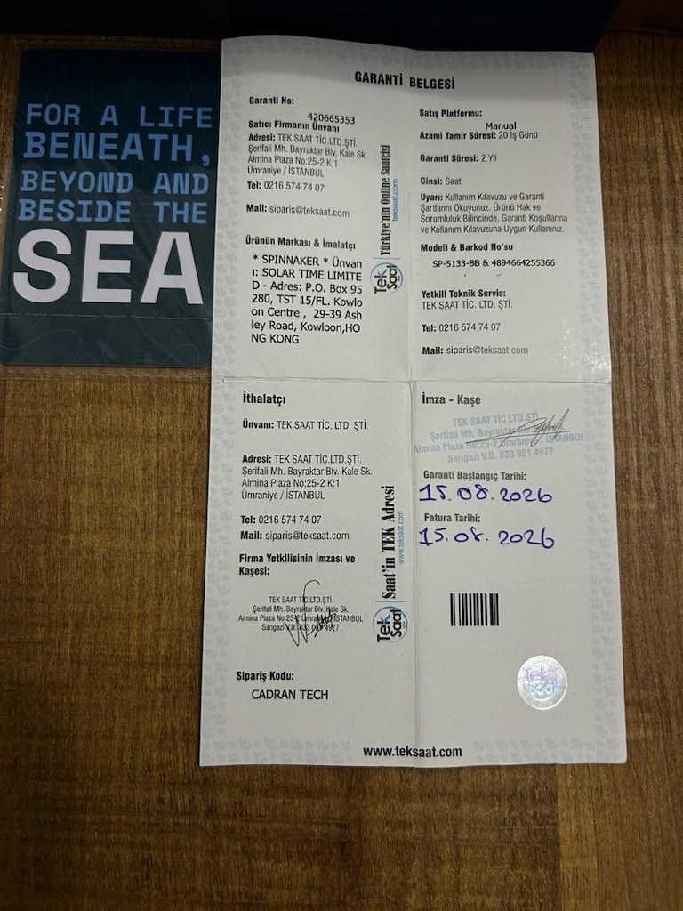 Spinnaker Fleuss SP 5133 BB Otomatik Sıfır Saat - 5