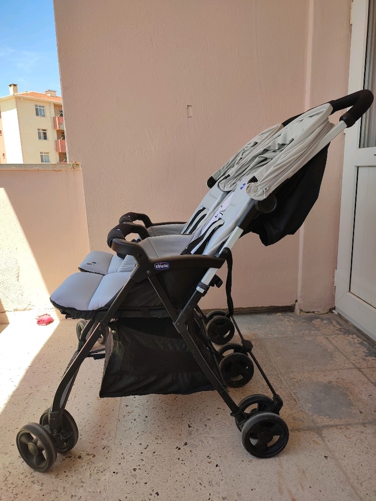 Tertemiz Kullanılmış Chicco Ohlala 2 Twin İkiz Bebek Arabası - 3