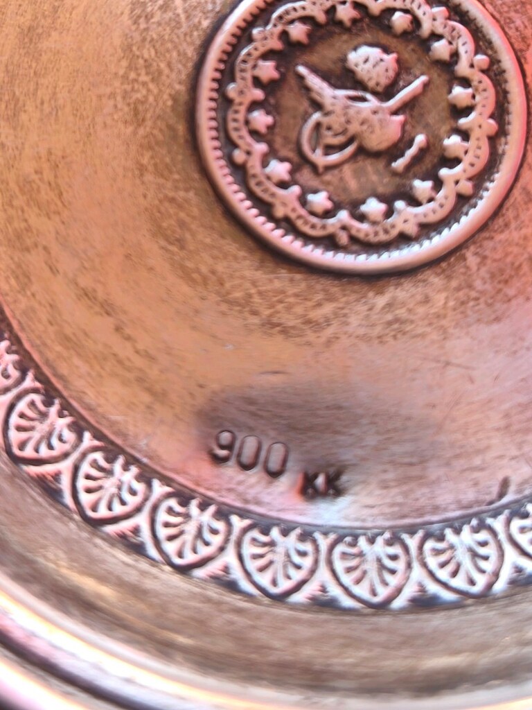 Osmanlı tuğralı kına tası - 4
