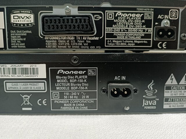 PIONEER DVD / BLU-RAY