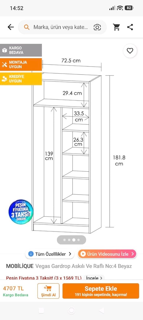 2 kapaklı dolap - 2