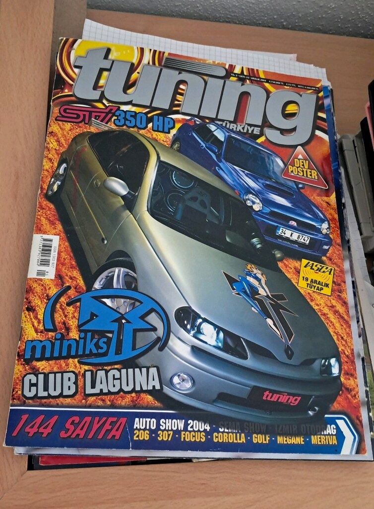 Tuning Türkiye - TR Tuning - Max tuning posterli dergiler - 7
