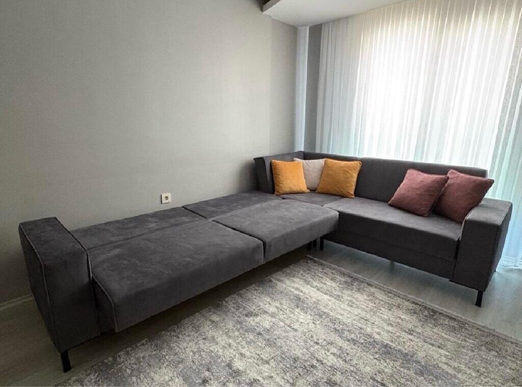 200x300 cm Köşe Koltuk L Koltuk Antrasit Gri - 4