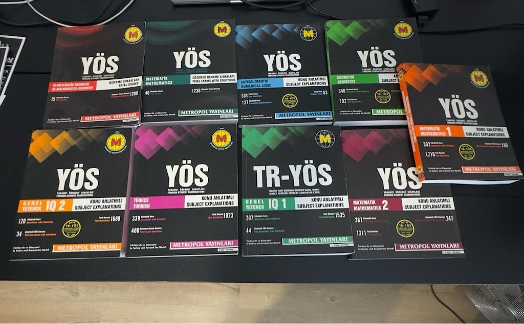 YÖS / TR-YÖS Metropol Yayınları Full Hazırlık Seti – 9 Kitap