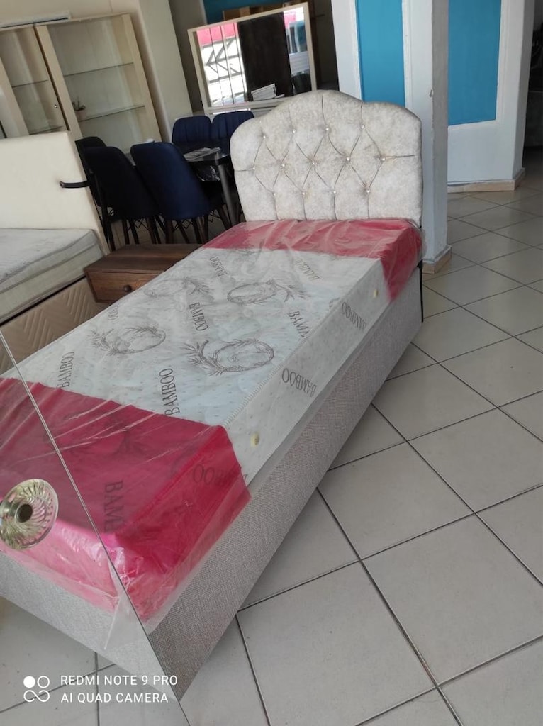 ultra lüks tek kişilik 90x190 baza başlık yatak sıfır ürün dev kampany - 4