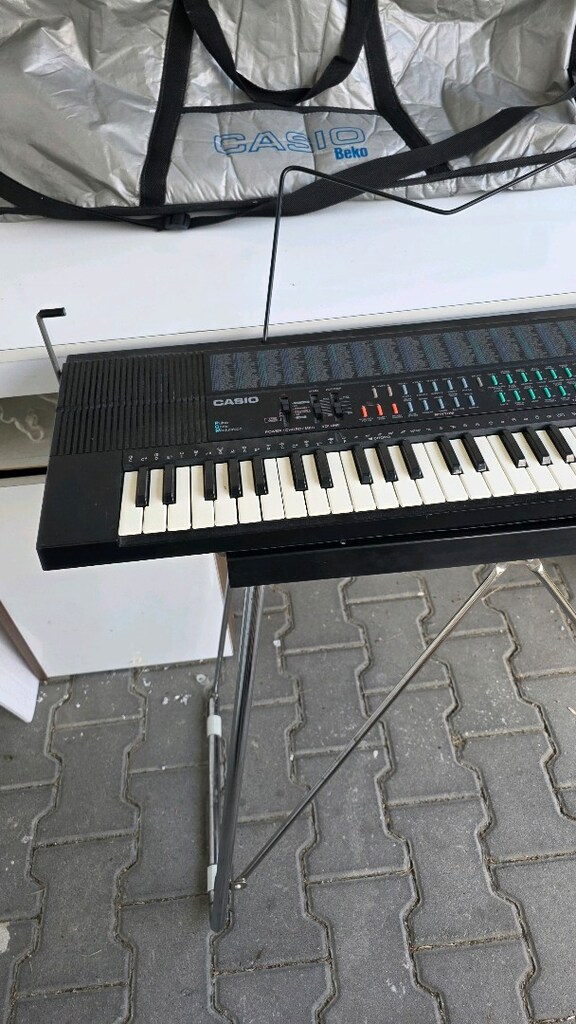 Casio Mt-740 org, 61 tuş, japon, stand, çanta - 2