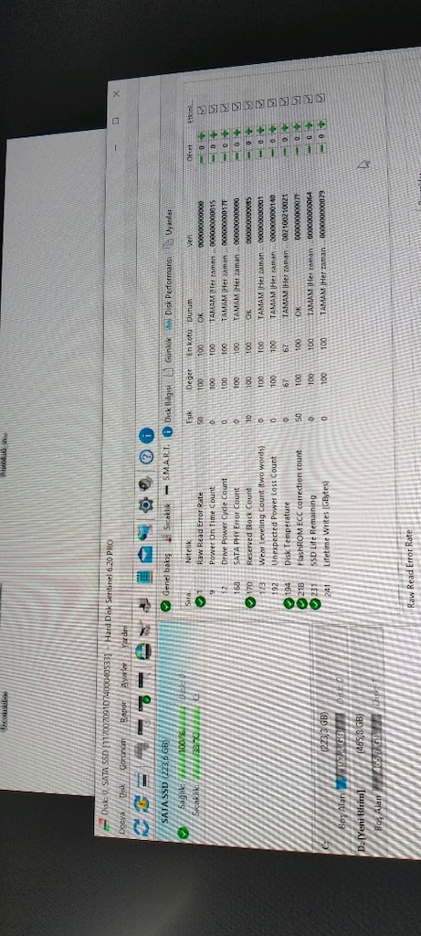 SSD 240 GB TEMİZ AZ KULLANILMIŞTIR - 6