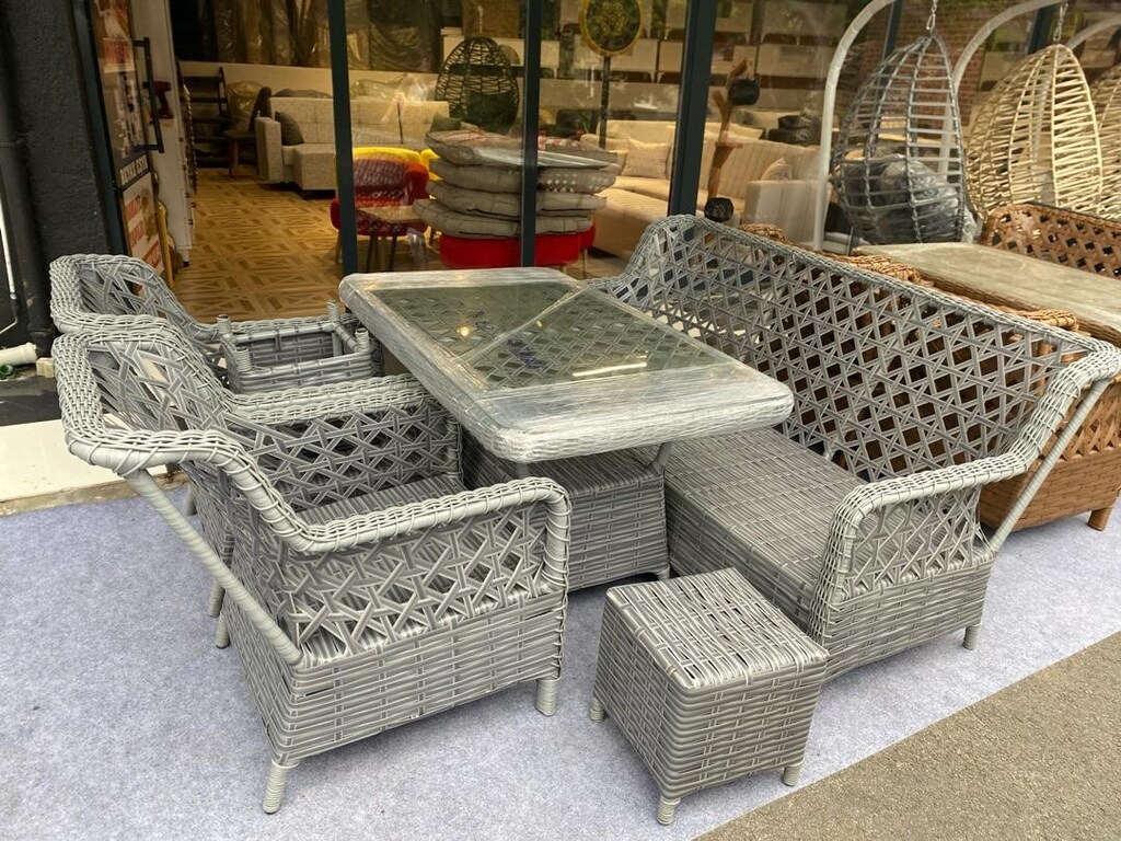 SIFIR RATTAN BALKON SETİ - 3