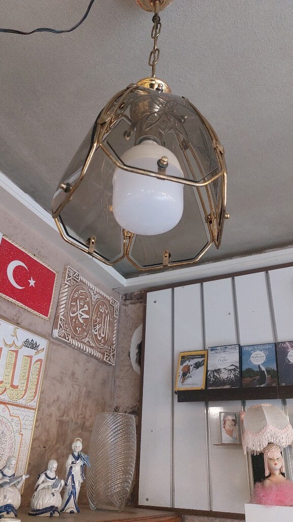ANTİKA PİRİNÇ AVİZE - 5
