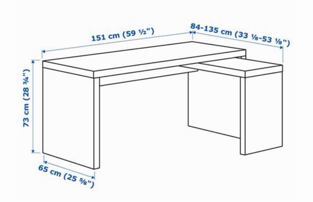 IKEA MALM Çalışma Masası - 2
