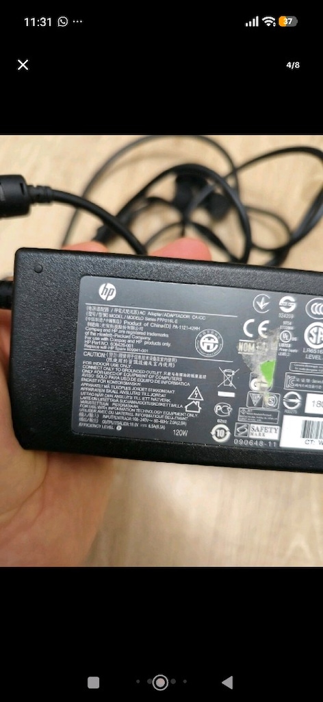 HP laptop adaptörü şarj cihazı - 4