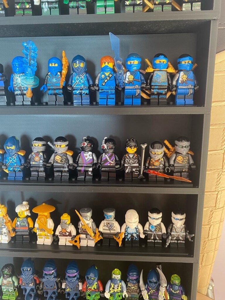 Lego Ninjago Minifigürleri ve Sergileme Stand - 11