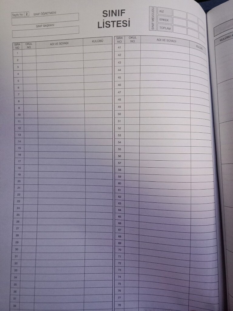 10 ders sınıf defteri - 3