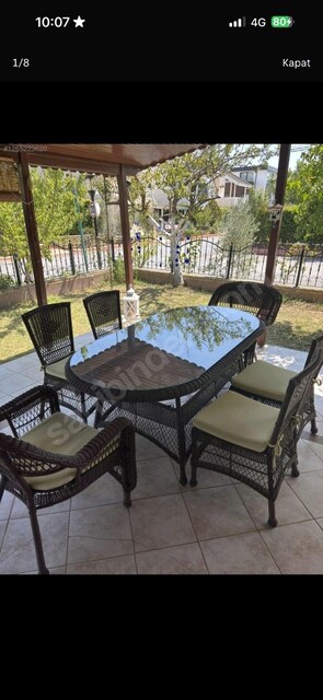 bahçe masa takımı istikbal