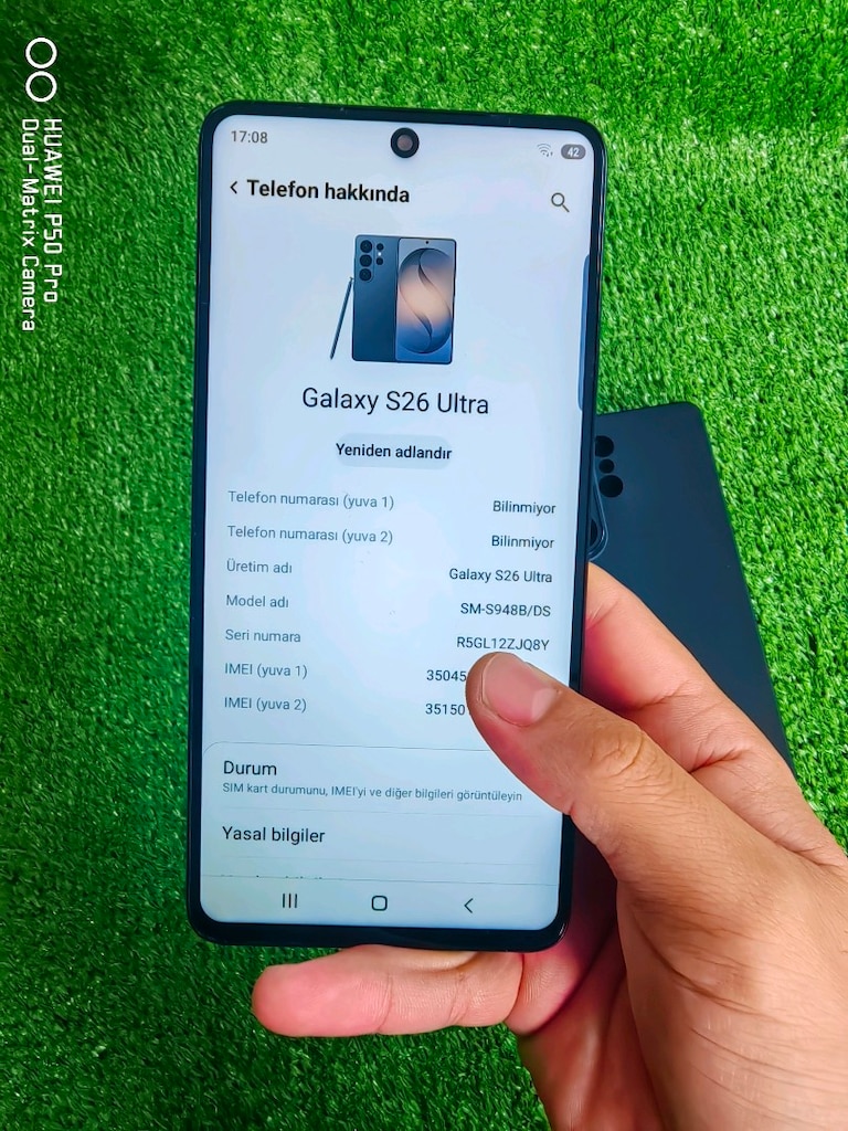 SAMSUNG S26 ULTRA(HATASIZ)1TB/16RAM Korea-Honkong modeli Y.D - 2