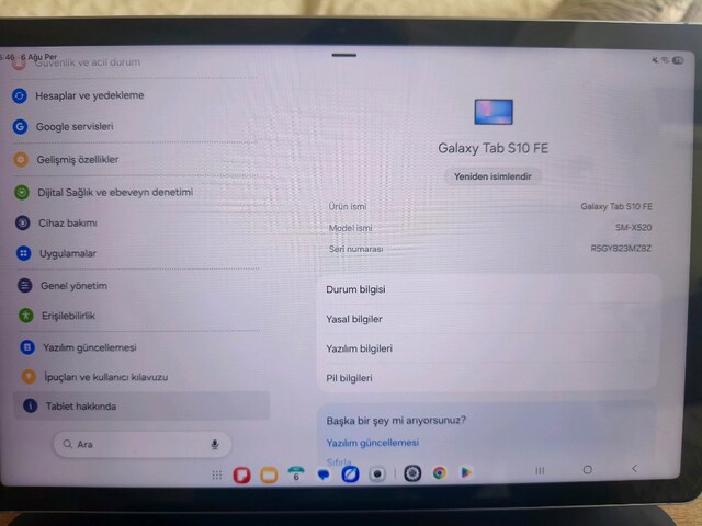 Samsung Galaxy Tab S10 FE Tablet