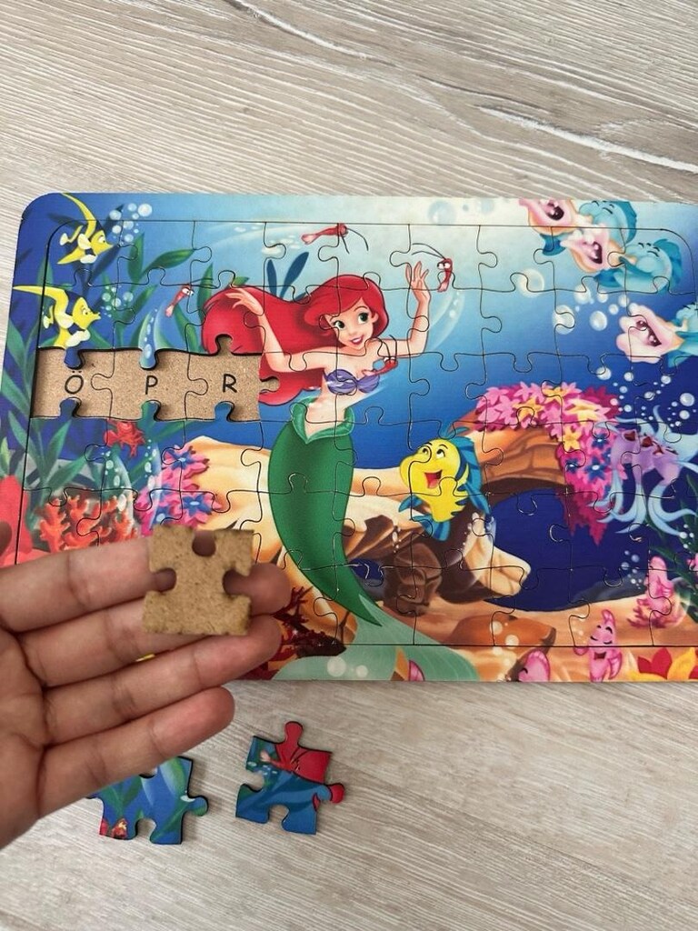 Denizkızı 54 Parça Ahşap Çerçeveli Puzzle Yapboz - 3