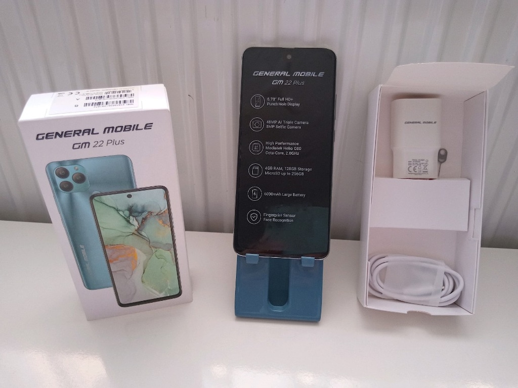 GENERAL MOBİLE GM 22 PLUS BEYAZ RENK 4 GB RAM 128 GB HAFIZA General M - 8