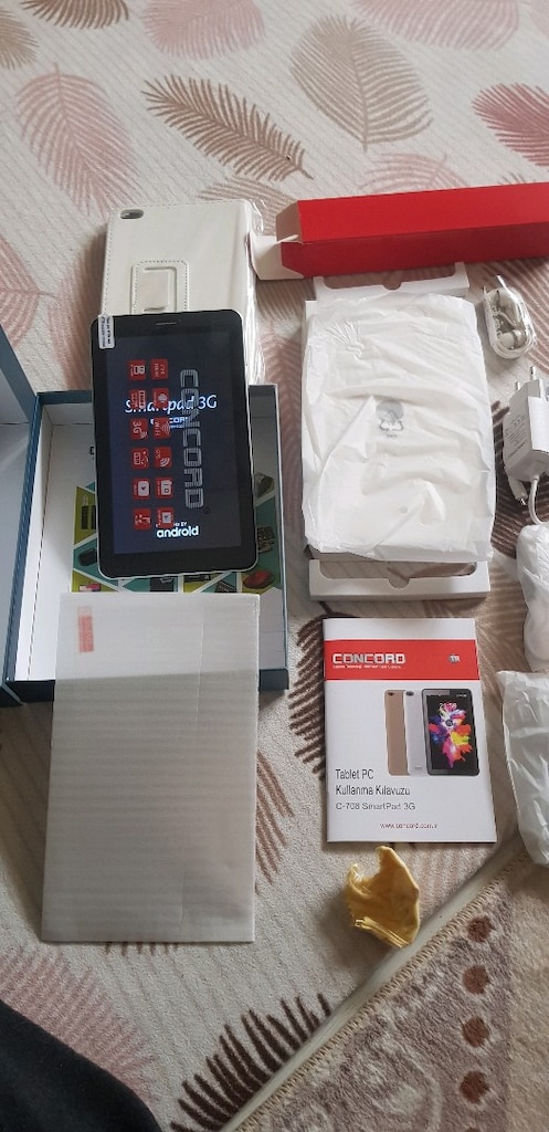 Concord sim kart li tablet sıfır kapalı kutusunda - 3
