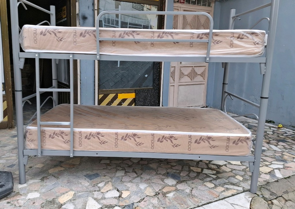 AYRILABİLİR GRI RANZA YATAK İSTANBUL İÇİ ÜCRETSİZ TESLİMAT - 9