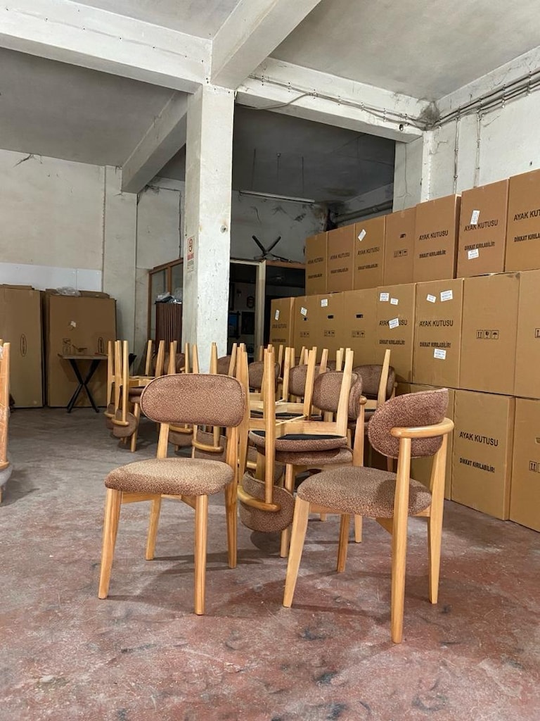 KAFE RESTORANLAR İÇİN MASA SANDALYE SETİ - 8