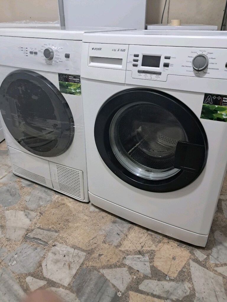 arcelik 8kloluk camaşır makinesi ve kurutma makinesi tanesi 8.500tl - 10