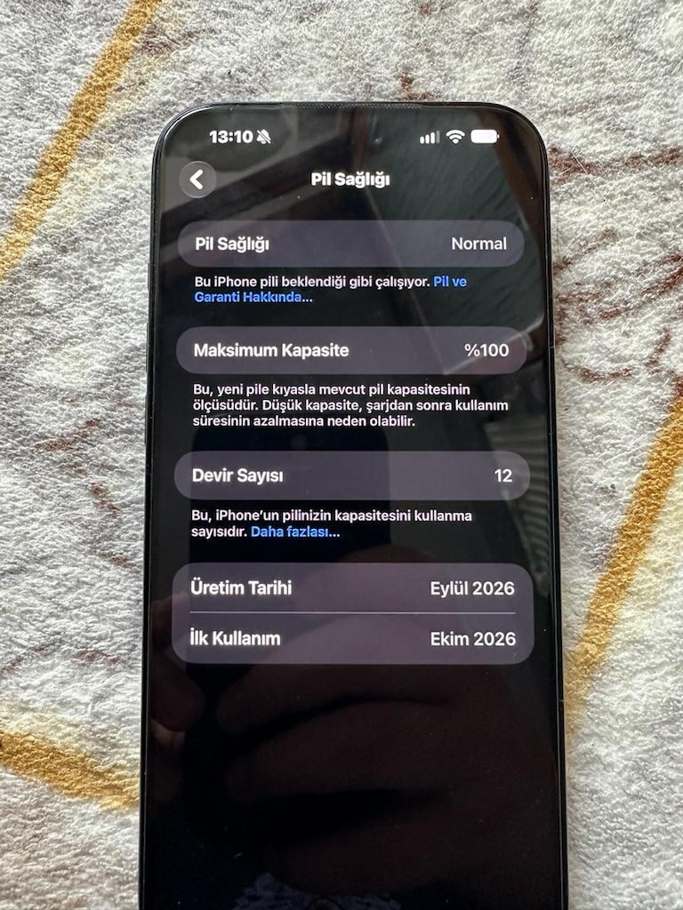 İPhone 18 Pro Max siyah yd 0 ayarında - 2
