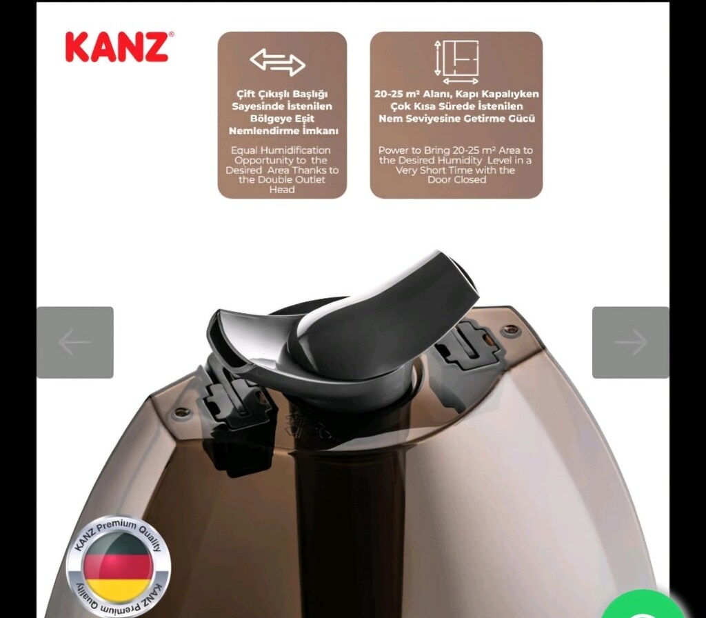 KANZ KNZ-0634 (MH-602) – 5,8 L Ultrasonik Hava Nemlendirici - 3
