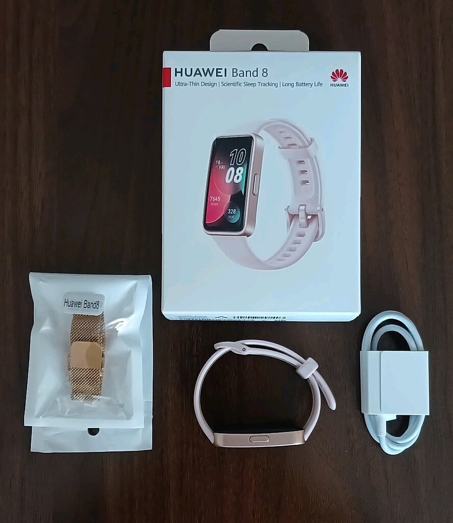 HUAWEİ BAND 8 SAKURA PİNK AKILLI SAAT VE YEDEK METAL KORDON - 4