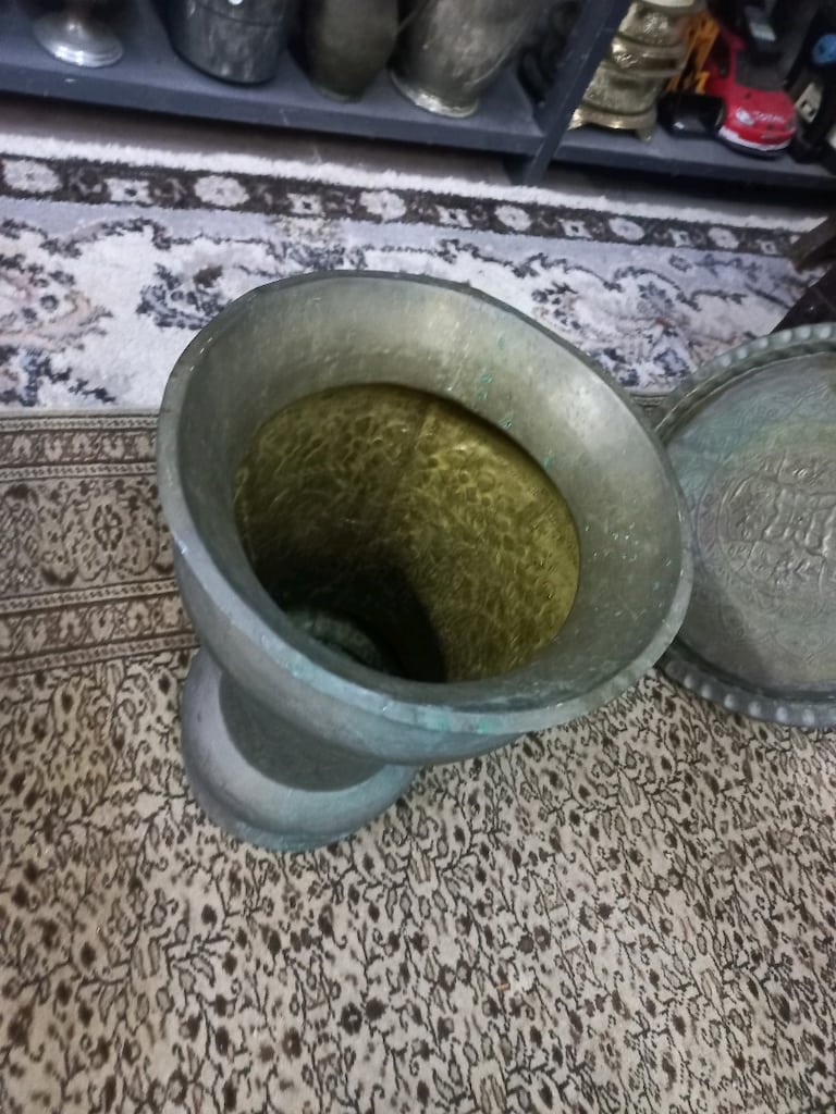Bakır Saksı Vintage - 2