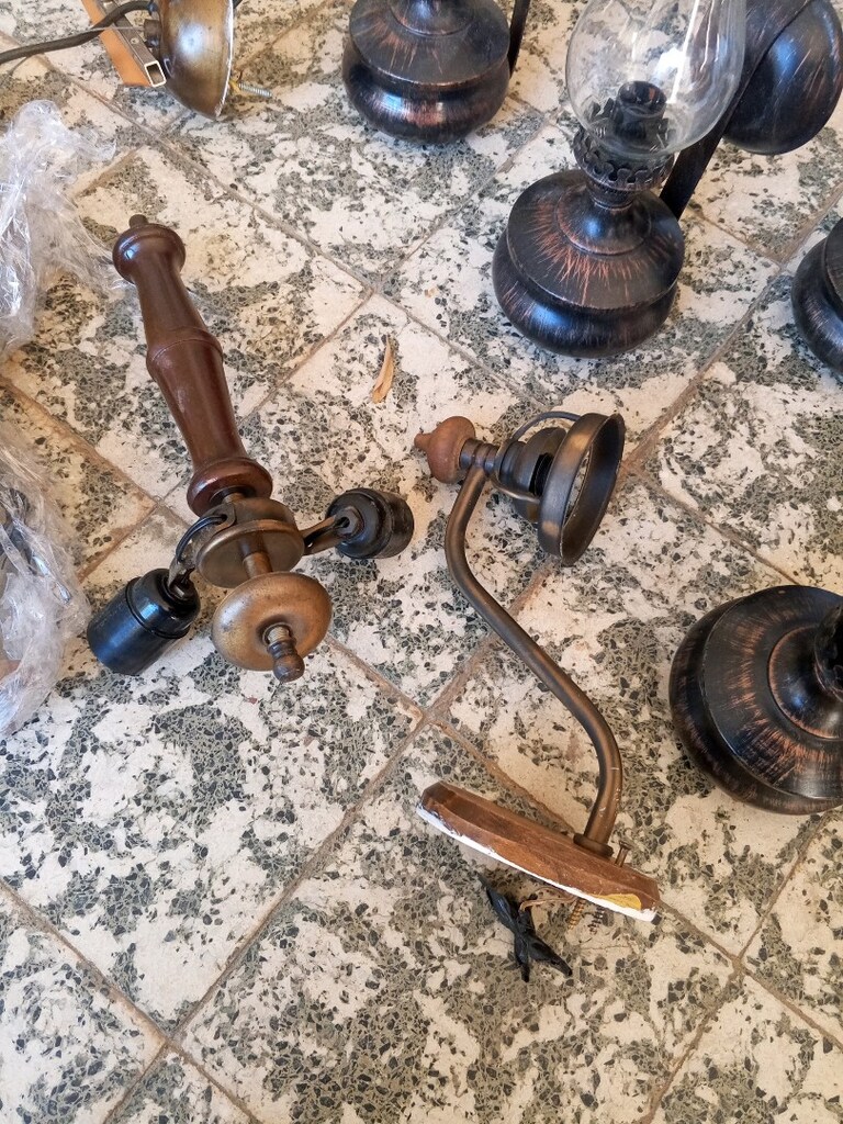 komple Villa 3 kat avize takımı antika - 5