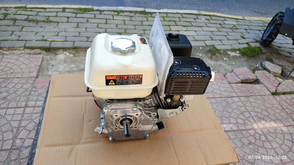 ORJİNAL HONDA GX200 6,5HP BENZİNLİ İPLİ KAMALI MOTOR 19MM - 4