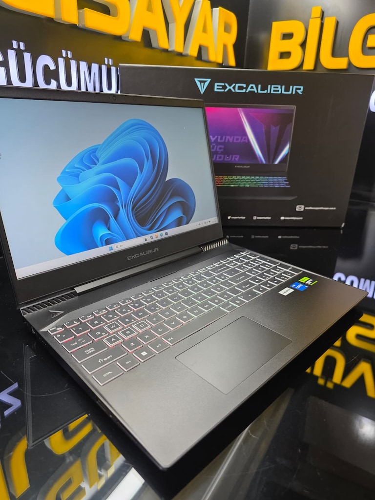 EXCALİBUR İ5 12450H 16 GB RAM RTX3050 512GB SSD SIFIRDAN FARKSIZ - 7