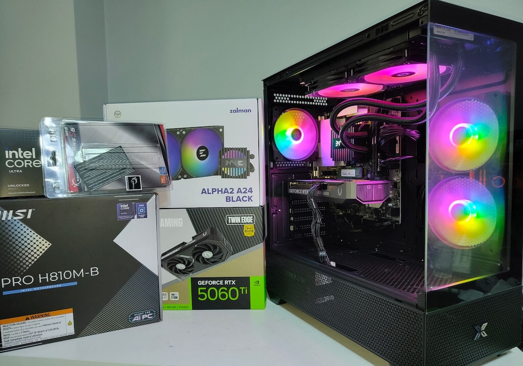 Bilgisayar Oyun Bilgisayarı Gaming PC - Ultra 5 245KF - RTX 5060 Ti 1