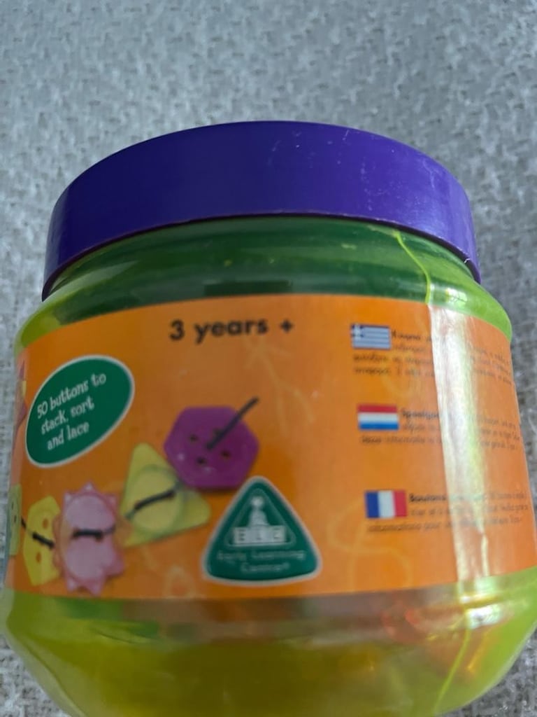Renkli düğme oyuncak - 5
